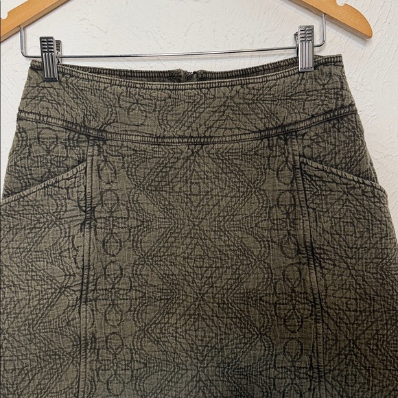 Anthropologie Pilcro A-Line Skirt Women's Mini
Cotton Quilted Back Zip size 4 - Picture 10 of 10